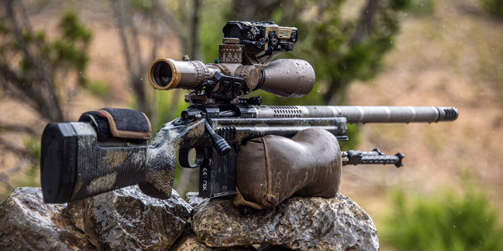 Structured Barrel on a McMillan Stock and Nightforce scope