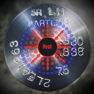 Heat Flow in a Structured Barrel